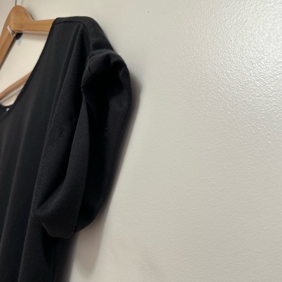 Vintage 1990s Women’s Studio 36
Black Floral Midi Dress With White Belt Size 10 - Picture 5 of 14